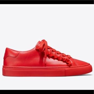 Tory Burch Leather Ruffle Sneaker - Sz 7.5 - ♥️